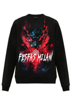 FesFas dark oni fusion-print Sweatshirt | Black | Men