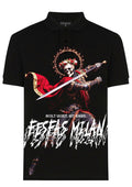 FesFas bone knight-print | Áo Polo | Nam | Màu Đen