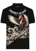 FesFas phoenix-print | Áo Polo | Nam | Màu Đen