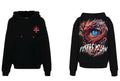 FesFas tattoos-print Hoodie | Black | Men