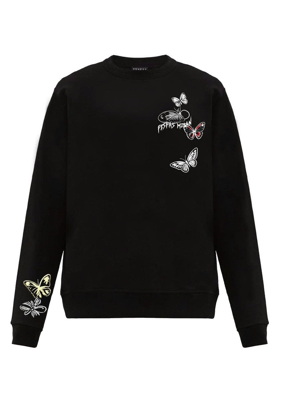 FesFas butterflies-print Sweatshirt | Black | Men