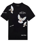FesFas pigeons-print | Áo Thun | Nam | Màu Đen