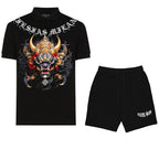 FesFas dragon-print | Bộ Polo | Nam | Màu Đen