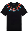 FesFas feathers-print | Áo Thun | Nam | Màu Đen